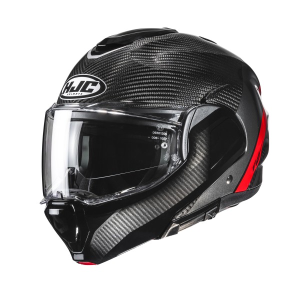 HJC HJC F100 Carbon Stan Red